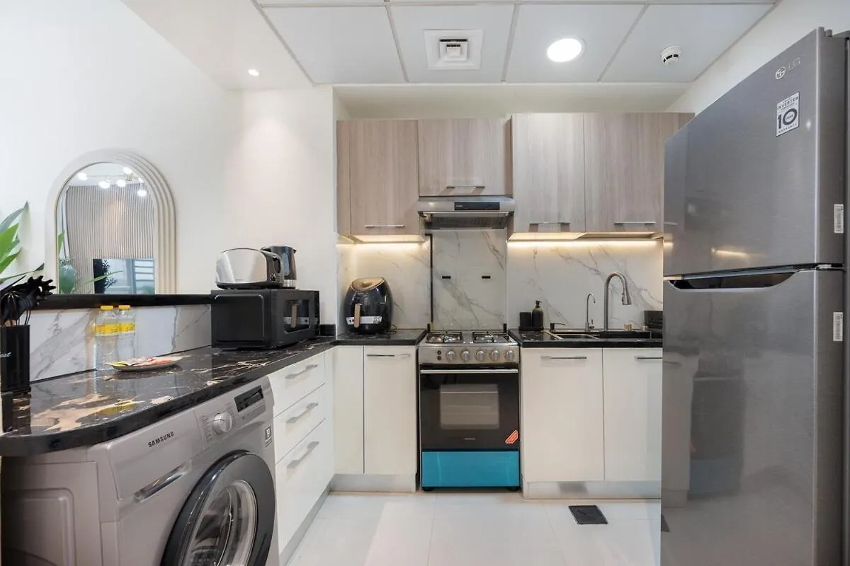 Elegant 1-Bedroom Apartment In Jumeirah Village Triangle With Balcony Bliss Dubai
